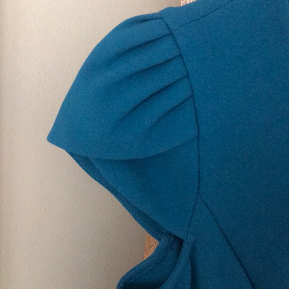 H & M DRESS TEAL BLUE SIZE 8 H&M - Picture 5 of 5